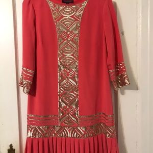 Marchesa voyage women dress  dress size 10 coral color